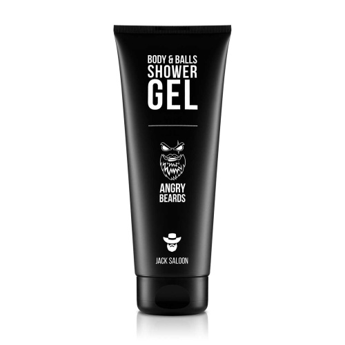 Angry Beards Shower Gel Jack Saloon żel pod prysznic do ciała i kulek 230 ml
