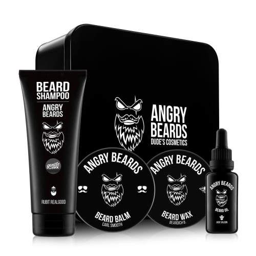 Angry Beards Zestaw do pielęgnacji brody Smooth